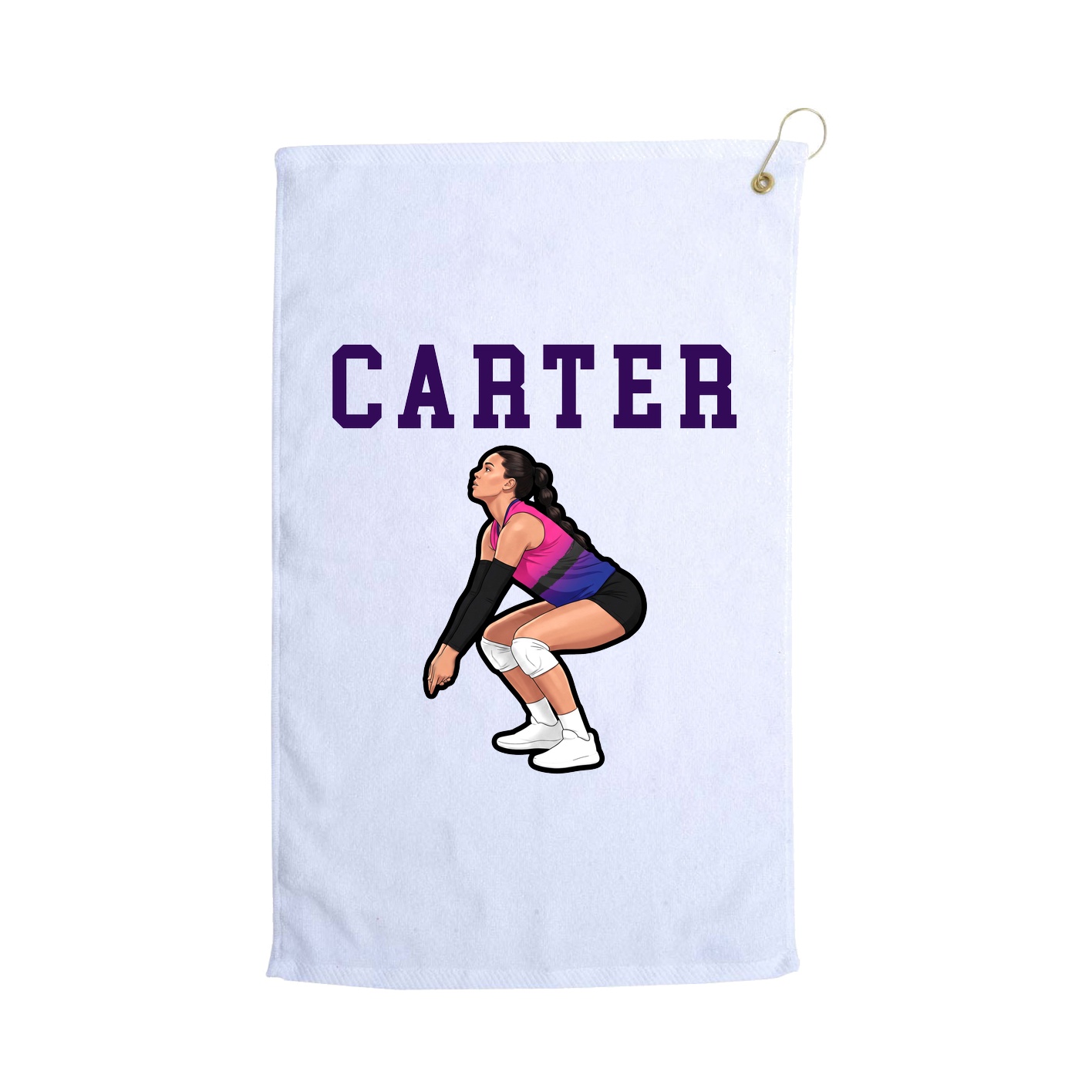 Golf Towel — Shirsey in White