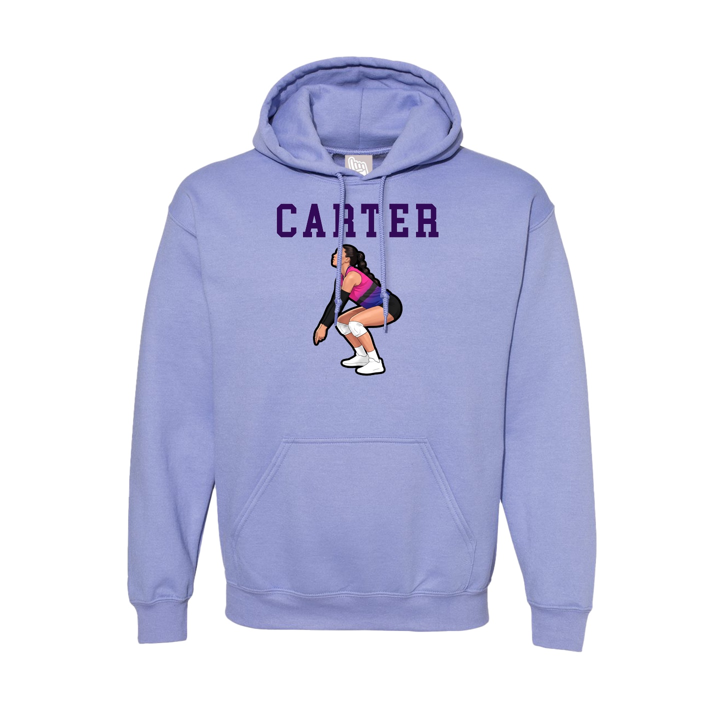 Hoodie — Shirsey in Purple