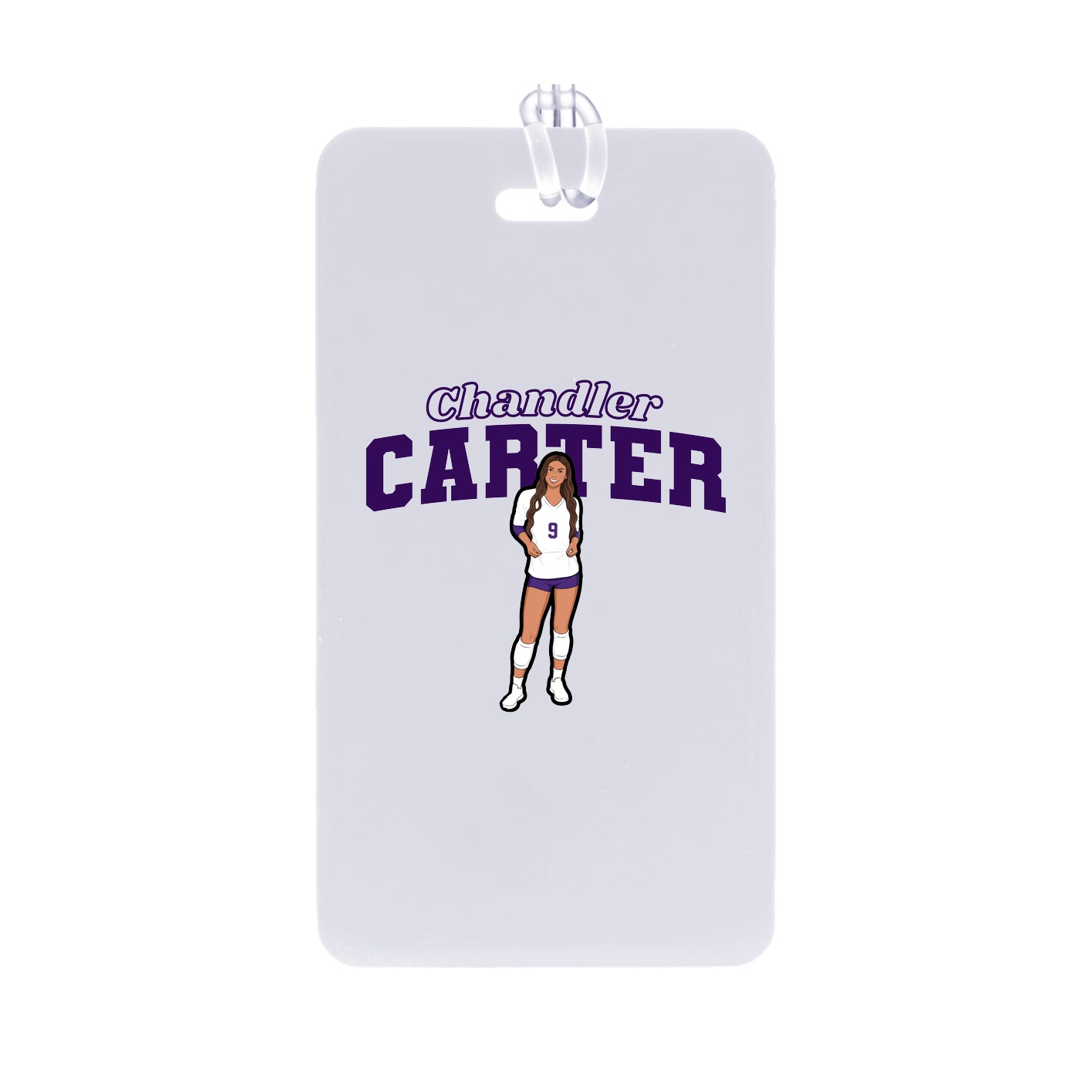 Bag Tag — Name Arch in Classic