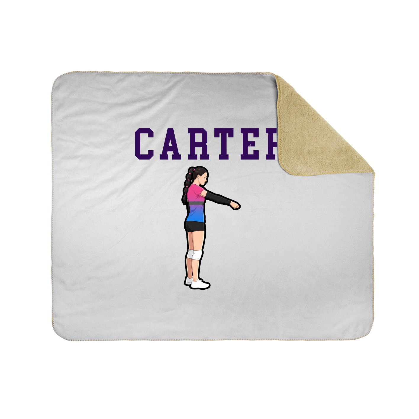 Throw Blanket — Shirsey in White