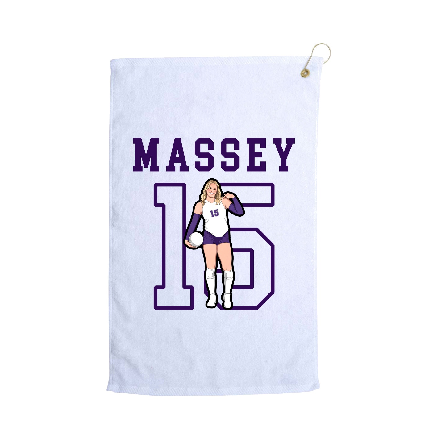 Golf Towel — Shirsey in White