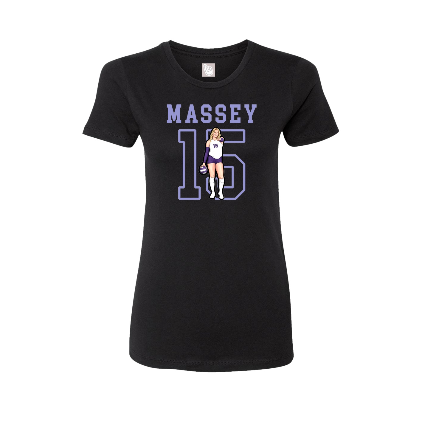 Fitted Women's Tee — Shirsey in Black