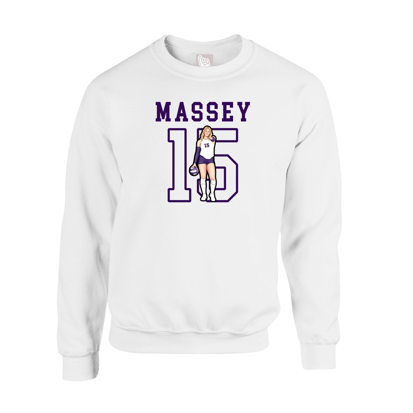 Fleece Crew — Shirsey in White