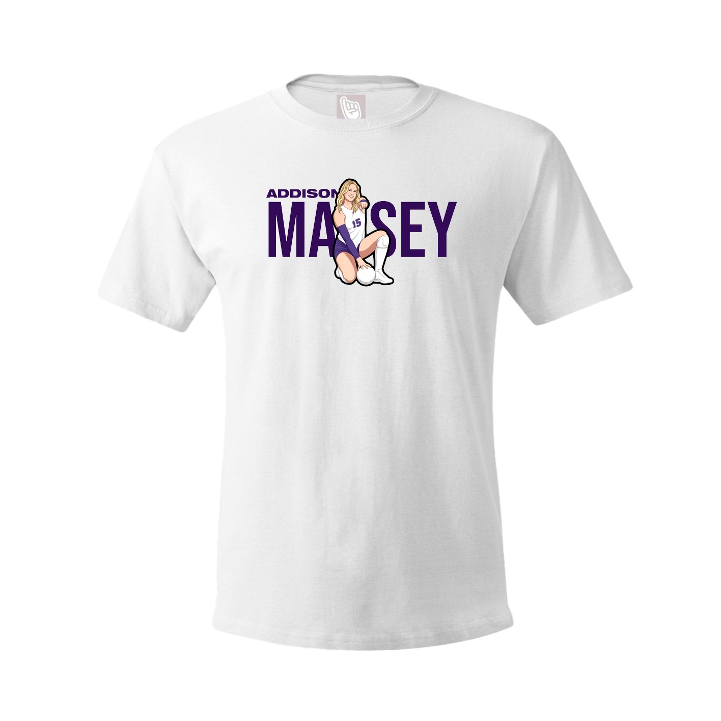 Youth Tee — Player Name in White