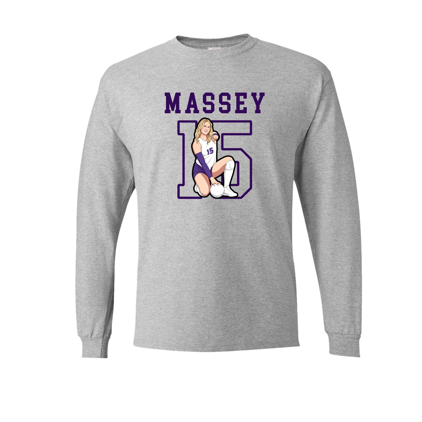 Long Sleeve Tee — Shirsey in Grey