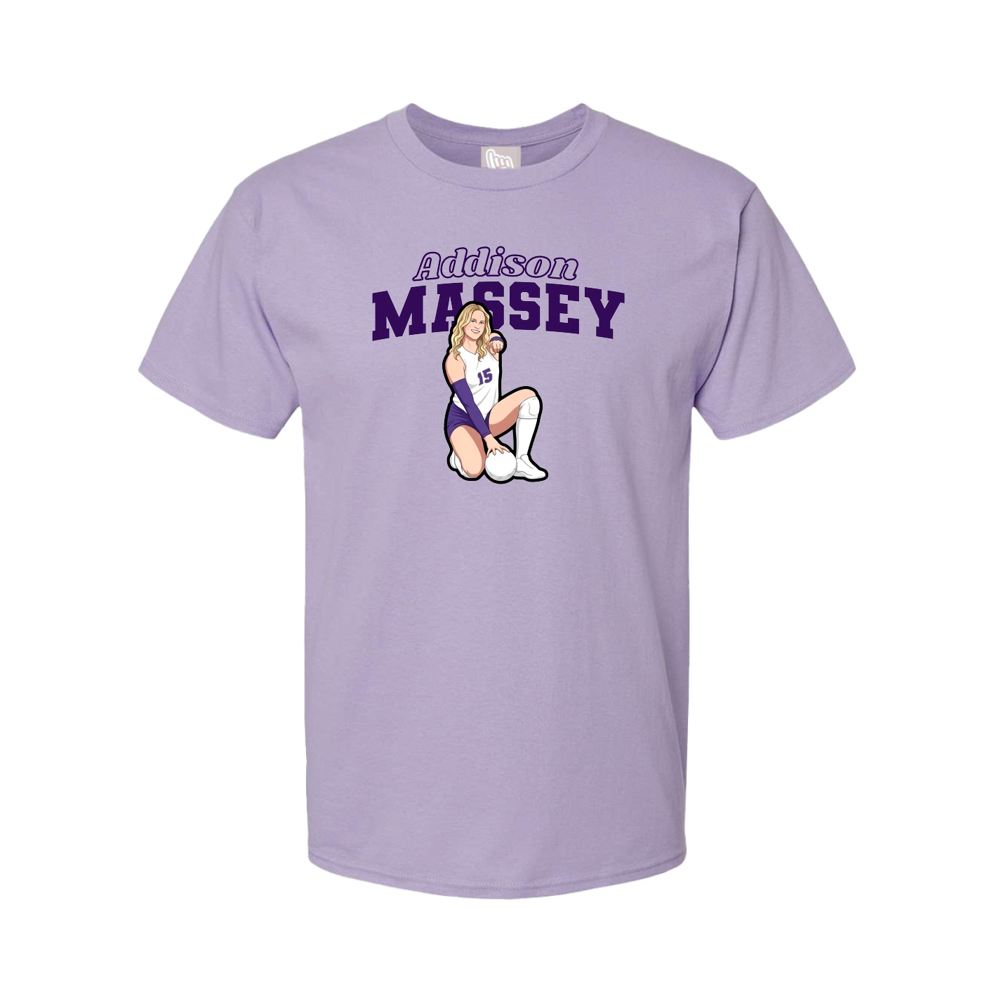 Tee — Name Arch in Purple