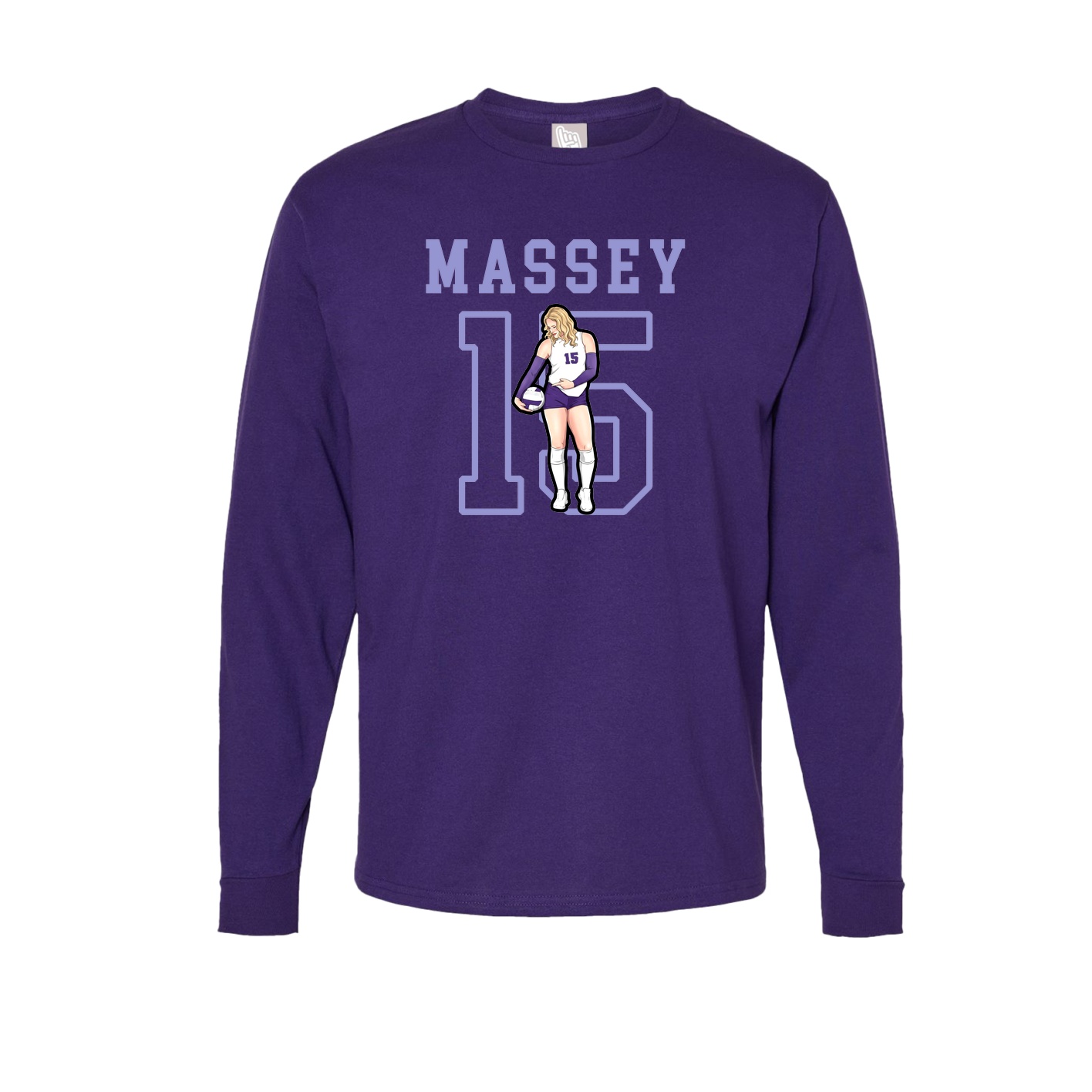 Long Sleeve Tee — Shirsey in Purple