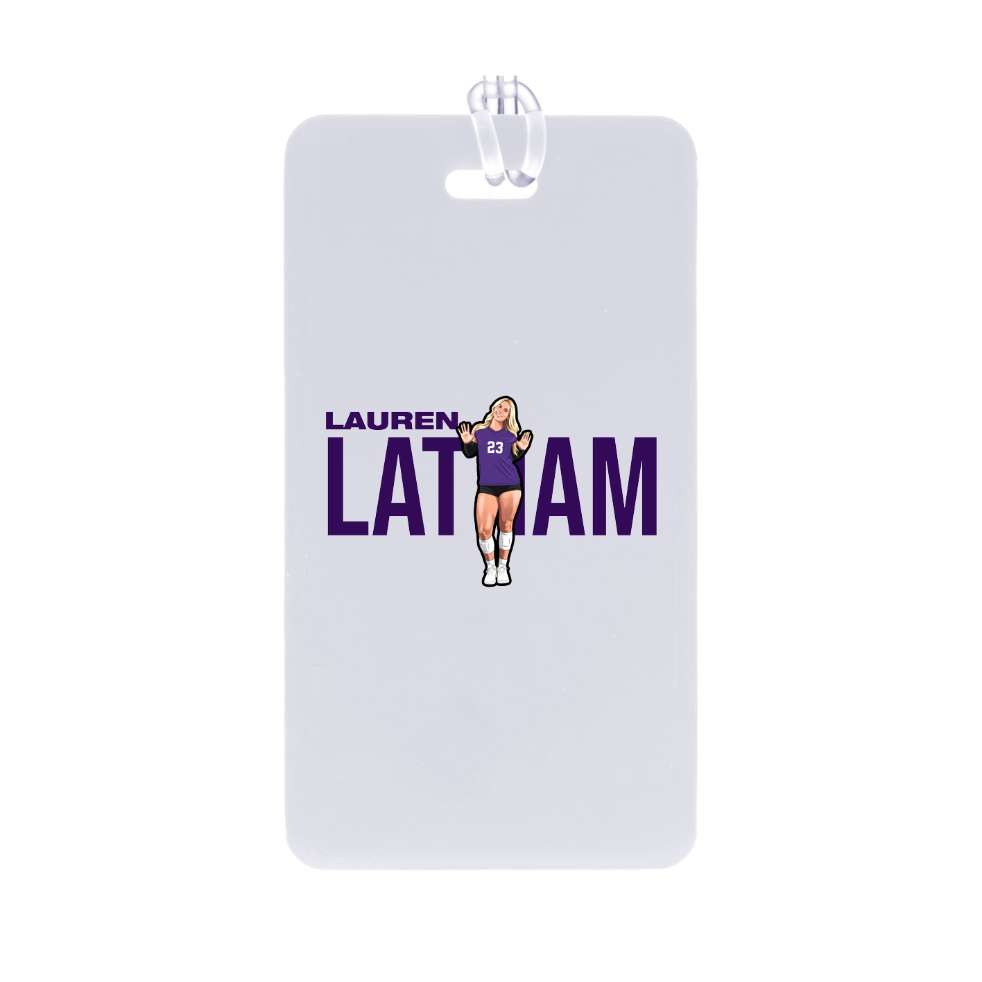 Bag Tag — Player Name in Classic