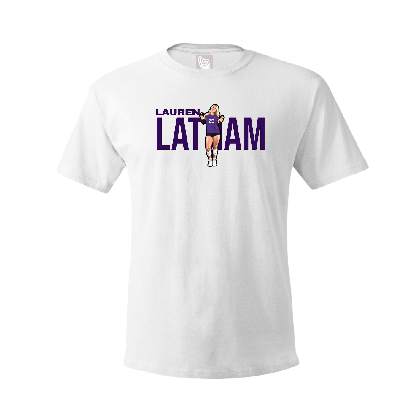 Youth Tee — Player Name in White