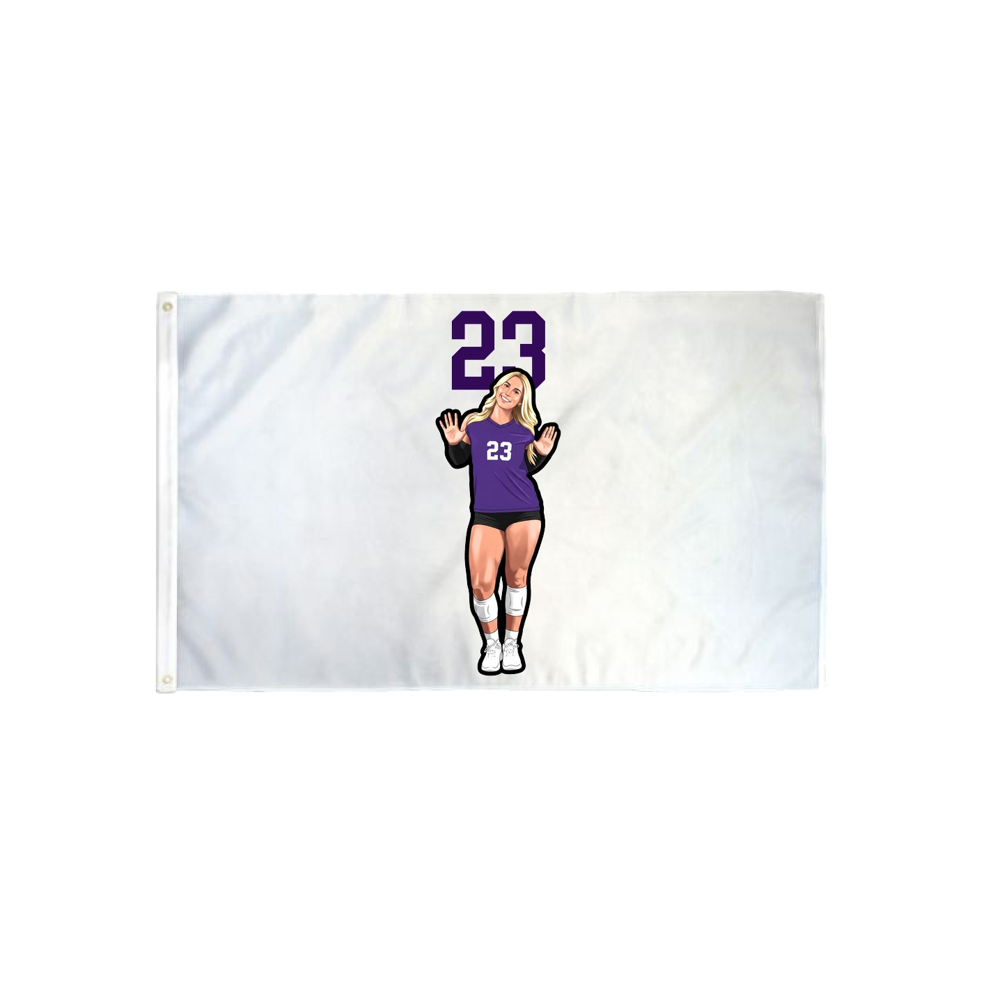 3x5 Flag — Number Top in Classic