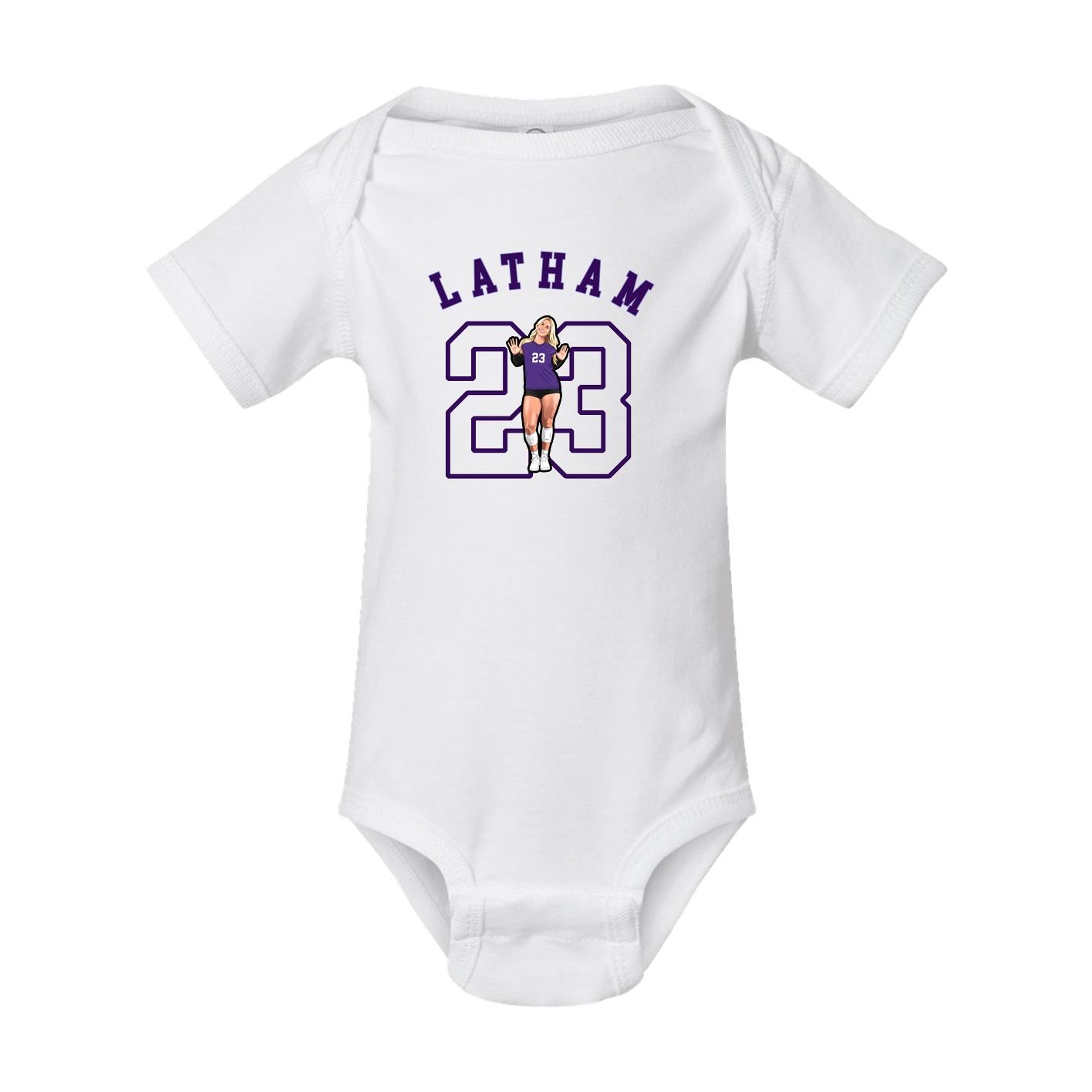 Baby Onesie — Shirsey Arch in White
