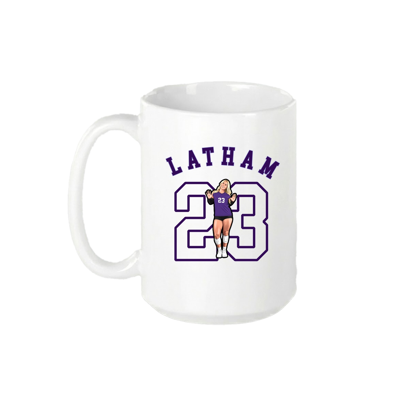 15oz Coffee Mug — Shirsey Arch in White
