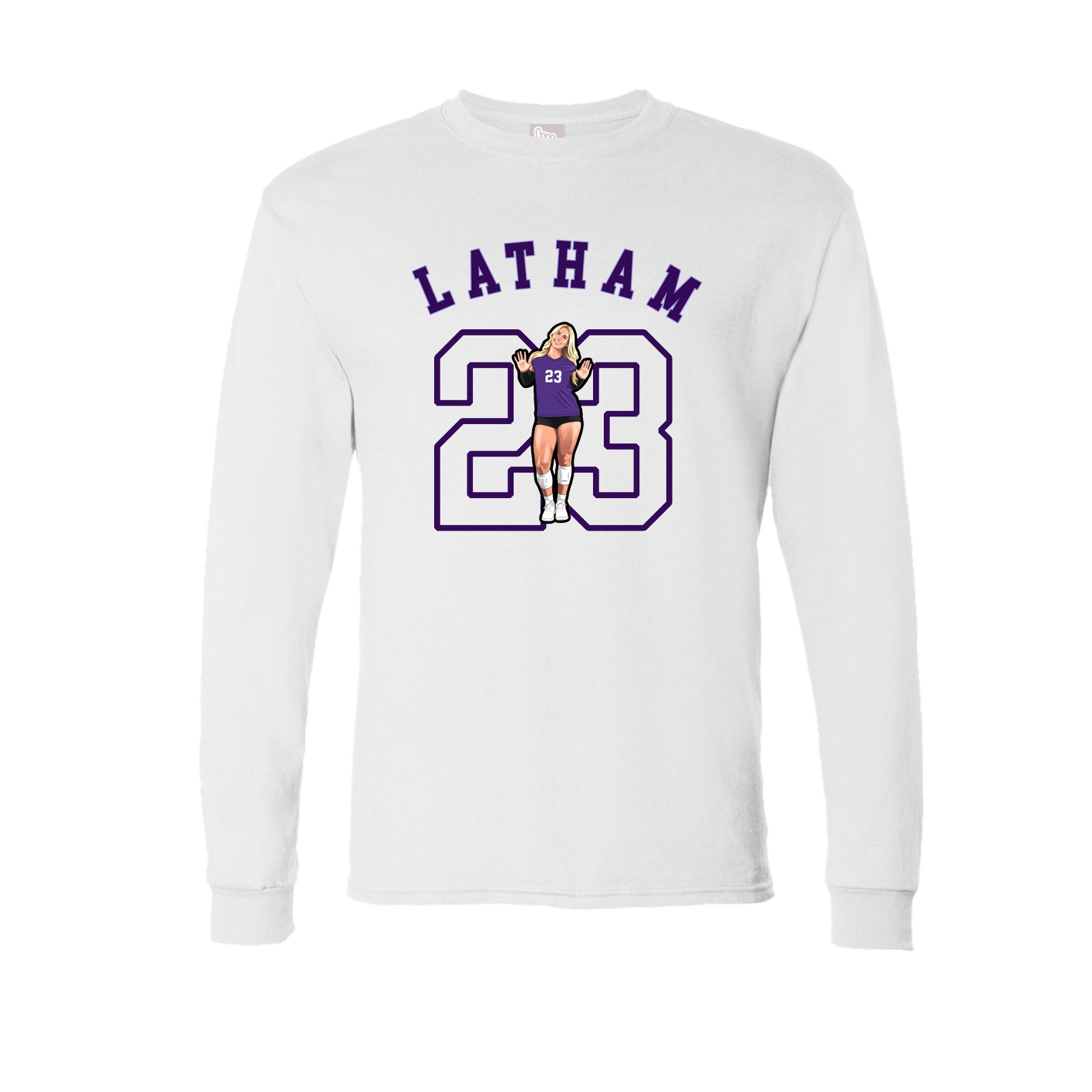 Long Sleeve Tee — Shirsey Arch in White