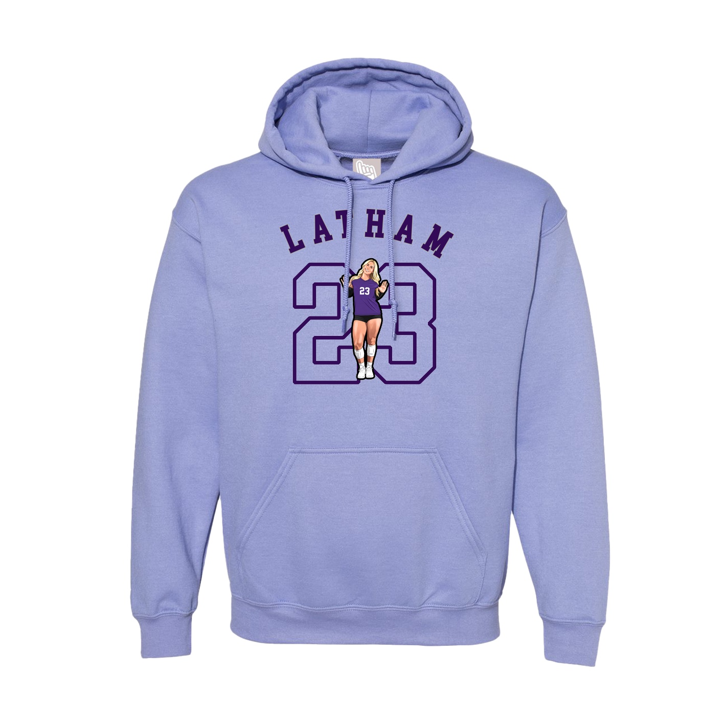 Hoodie — Shirsey Arch in Purple