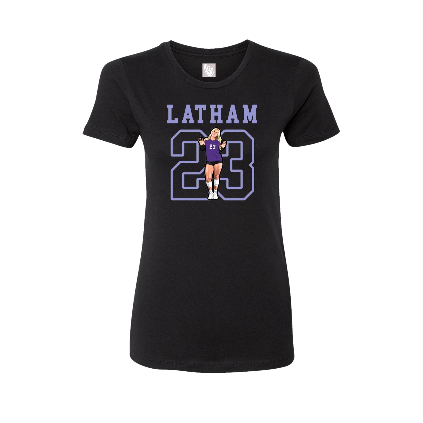 Fitted Women's Tee — Shirsey in Black