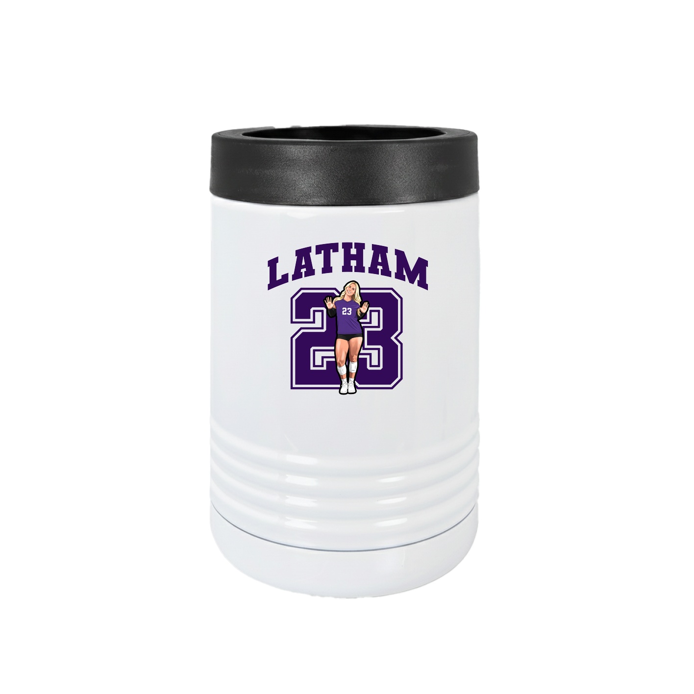 Beverage Holder — Number in White