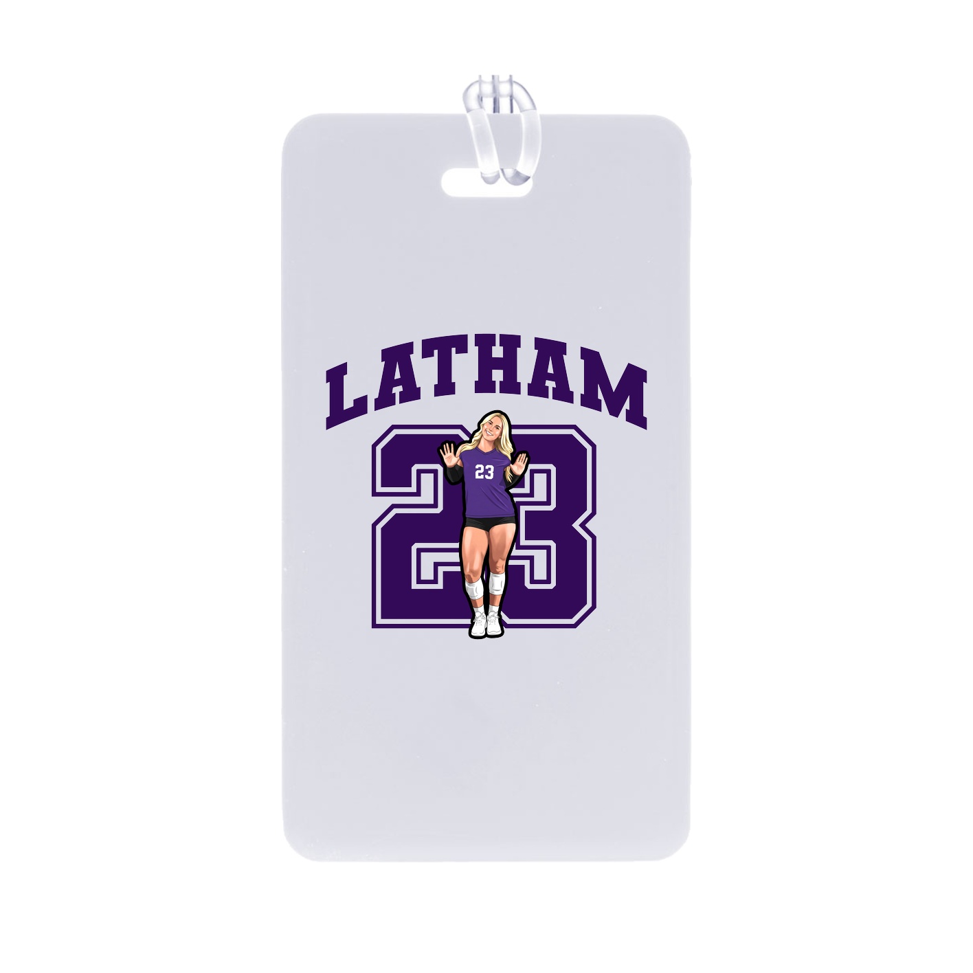 Bag Tag — Number in Classic
