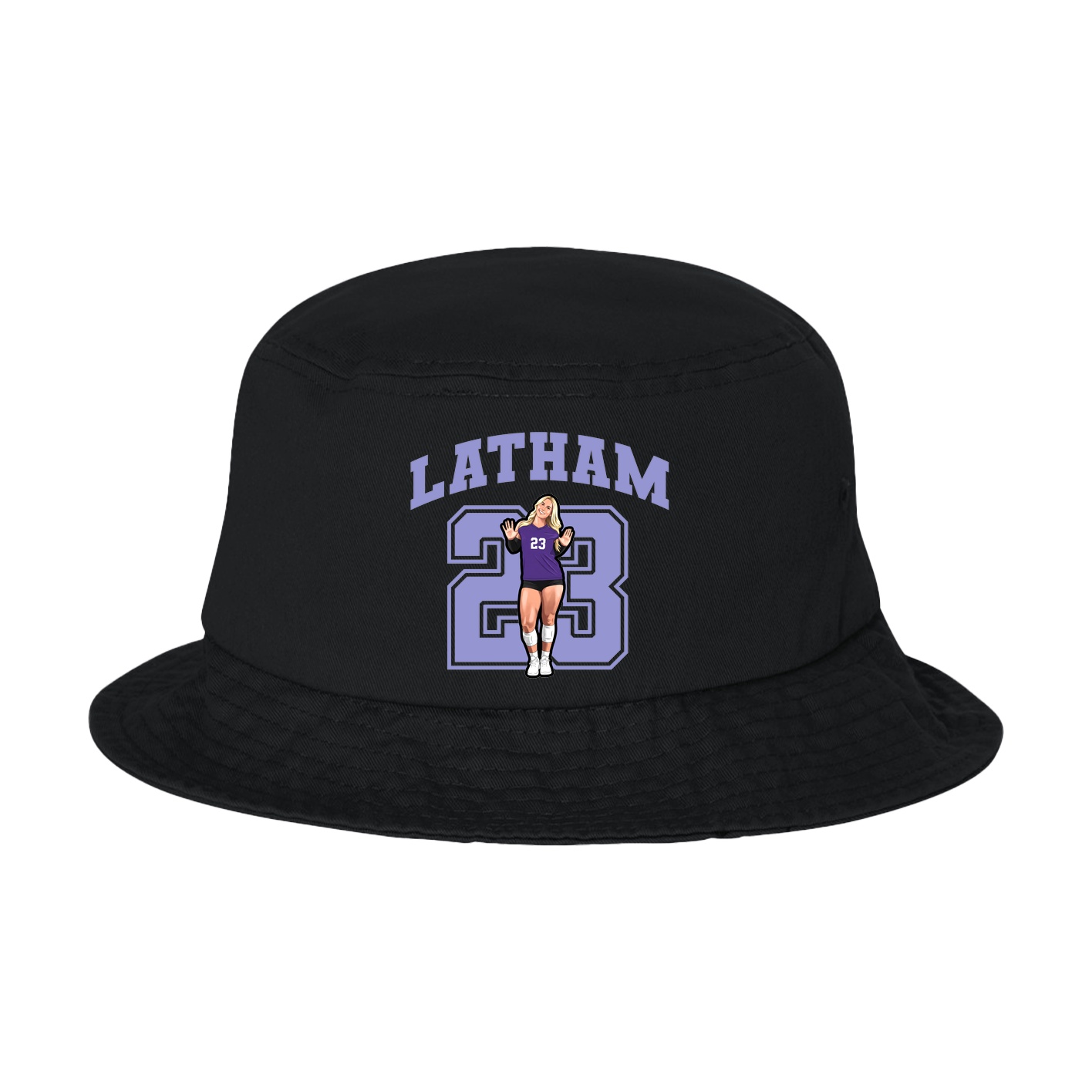 Bucket Cap — Number in Black