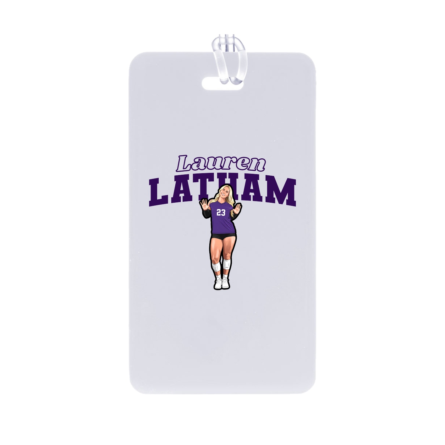 Bag Tag — Name Arch in Classic