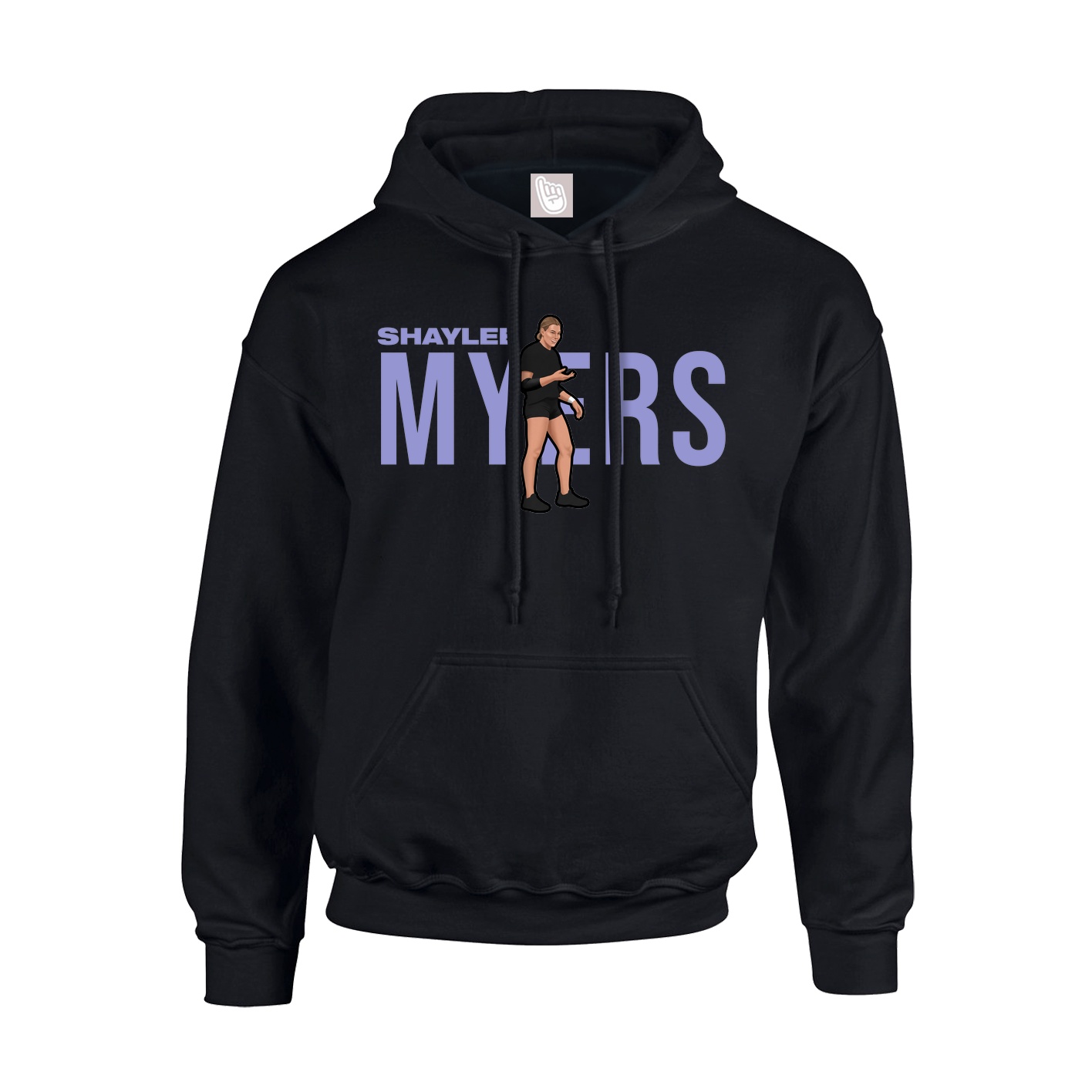 Hoodie — Player Name in Black