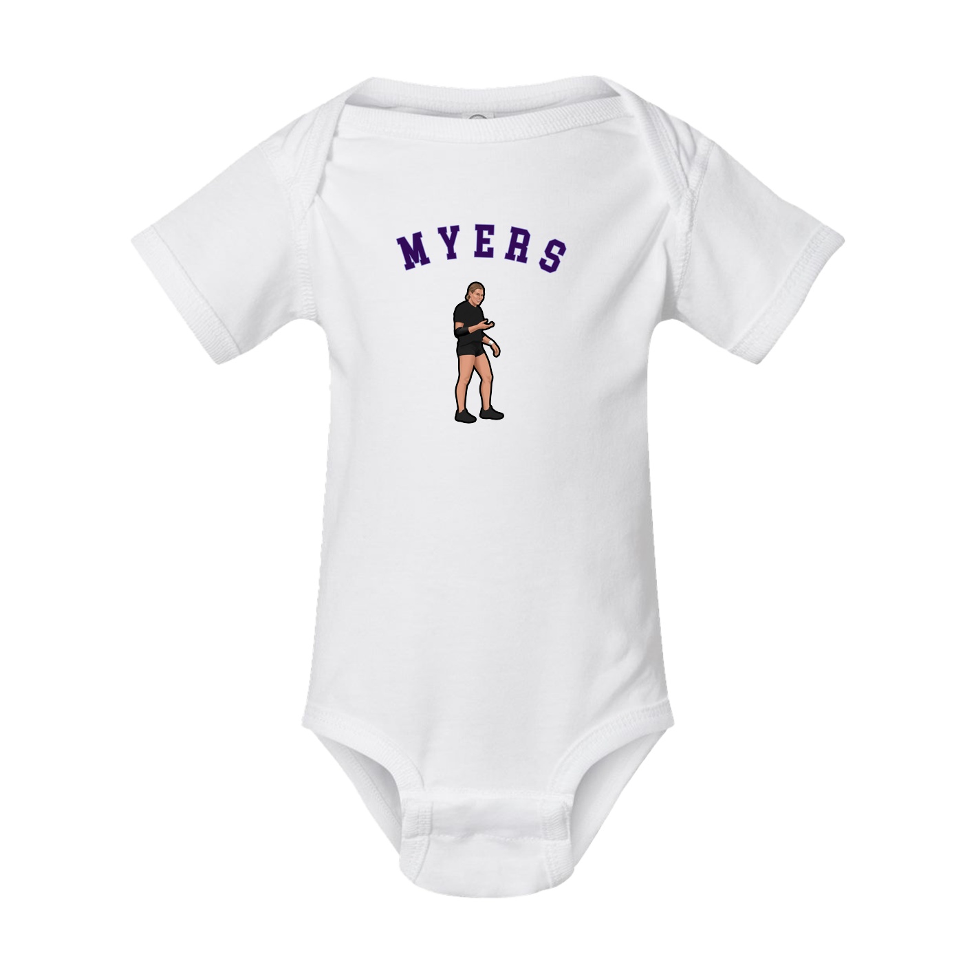 Baby Onesie — Shirsey Arch in White