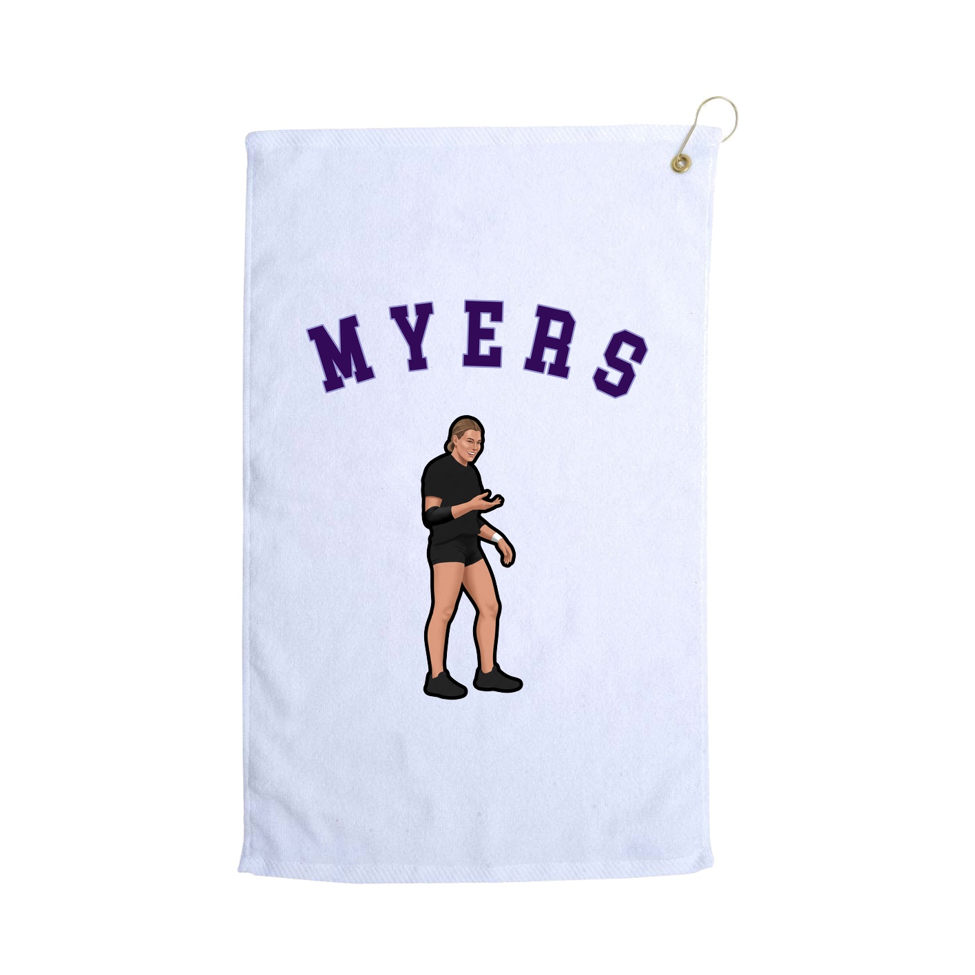 Golf Towel — Shirsey Arch in White