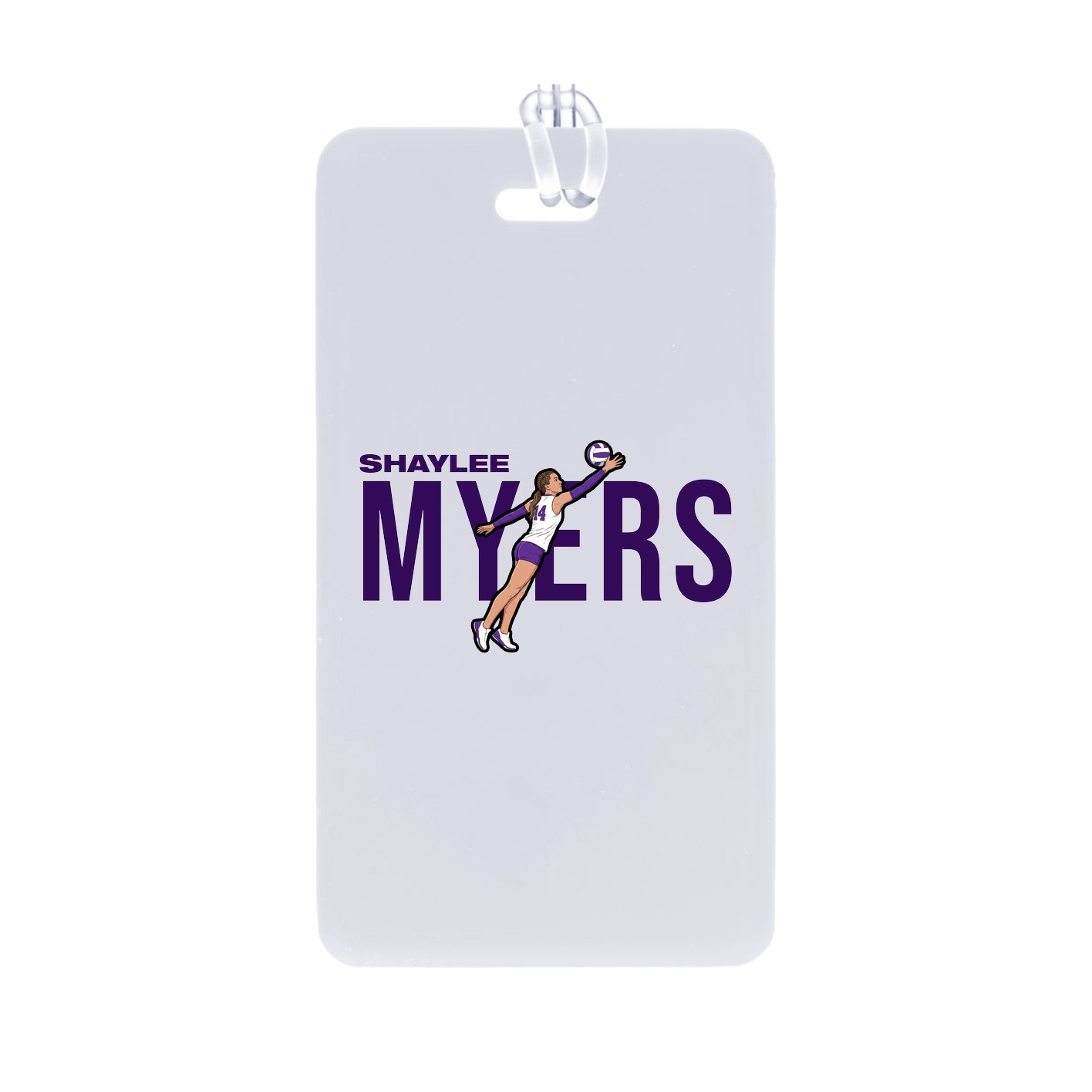Bag Tag — Player Name in Classic