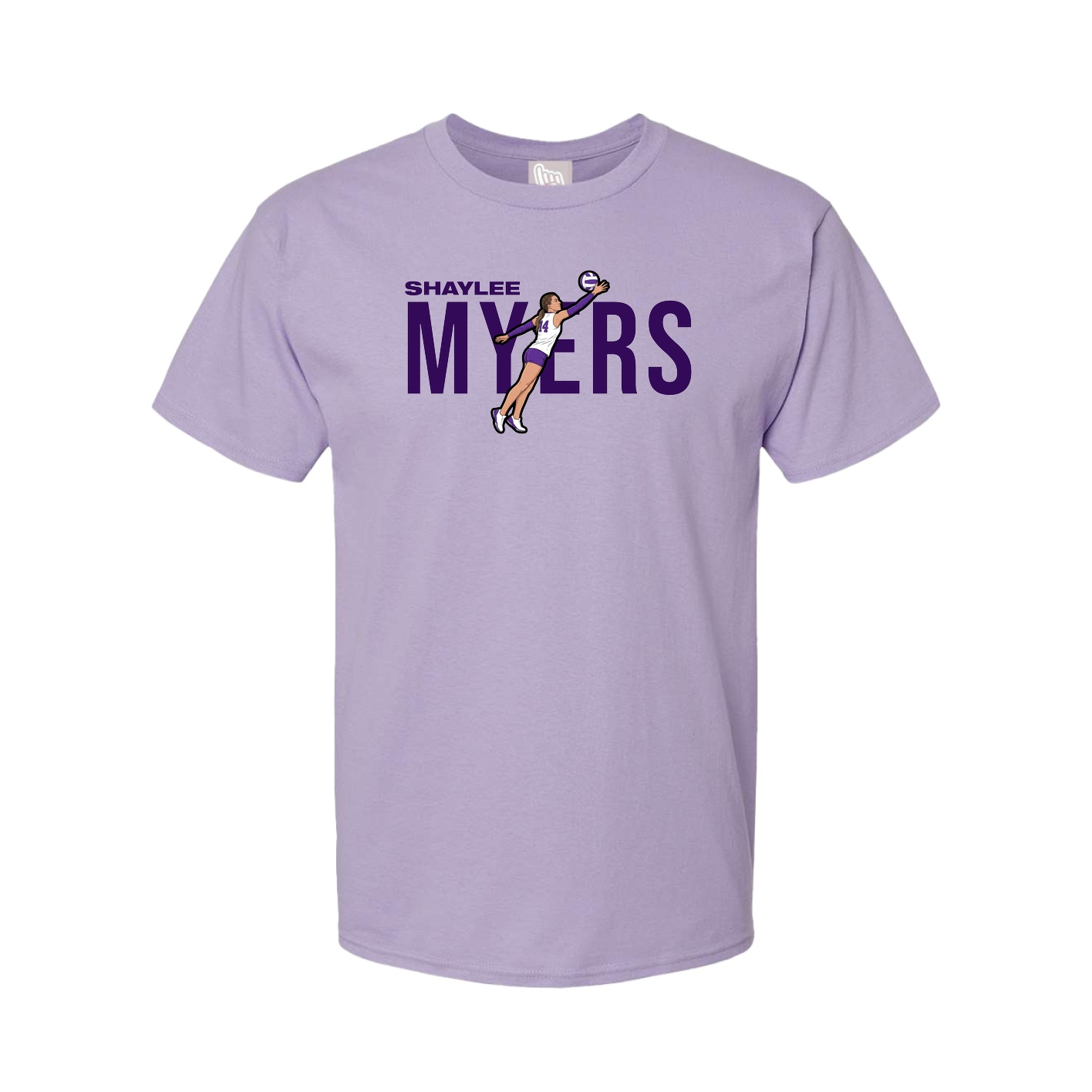 Youth Tee — Player Name in Purple