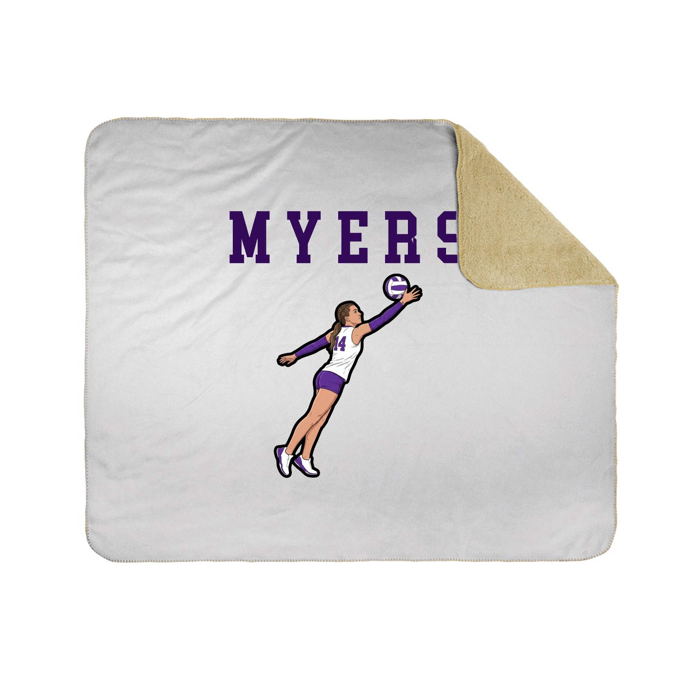 Throw Blanket — Shirsey in White