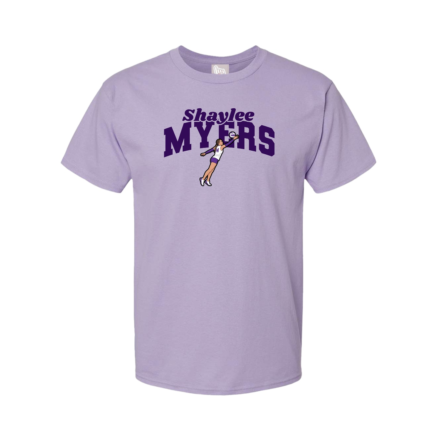 Tee — Signature Arch in Purple