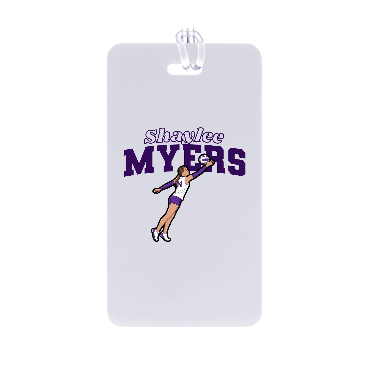 Bag Tag — Name Arch in Classic