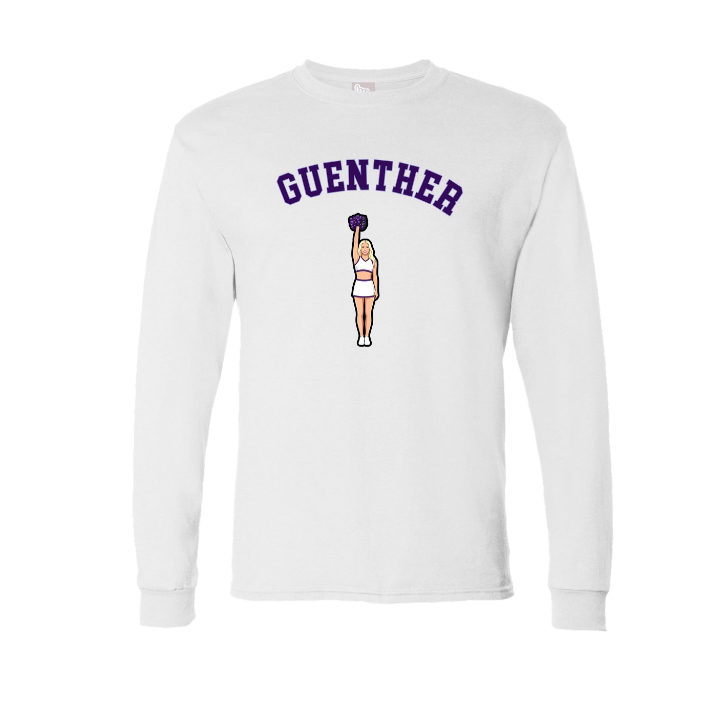 Long Sleeve Tee — Shirsey Arch in White