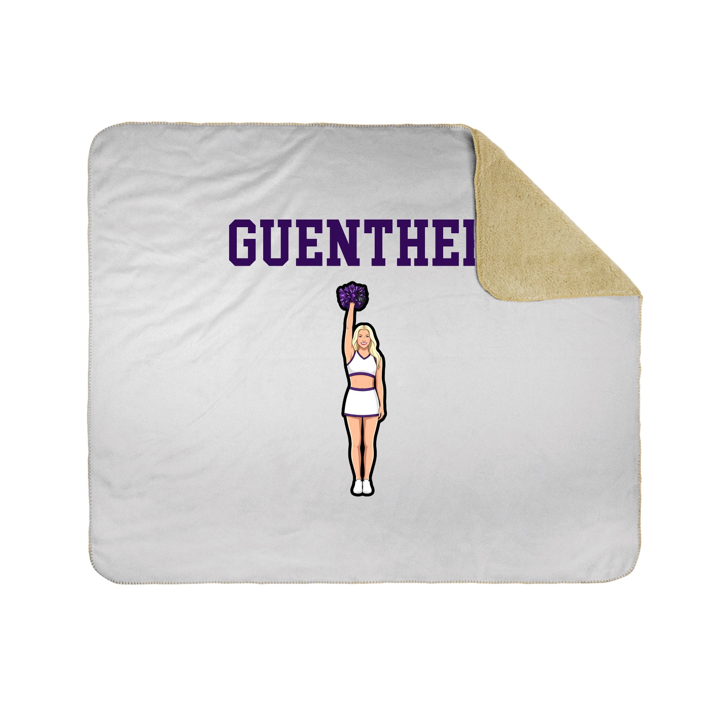 Throw Blanket — Shirsey in White