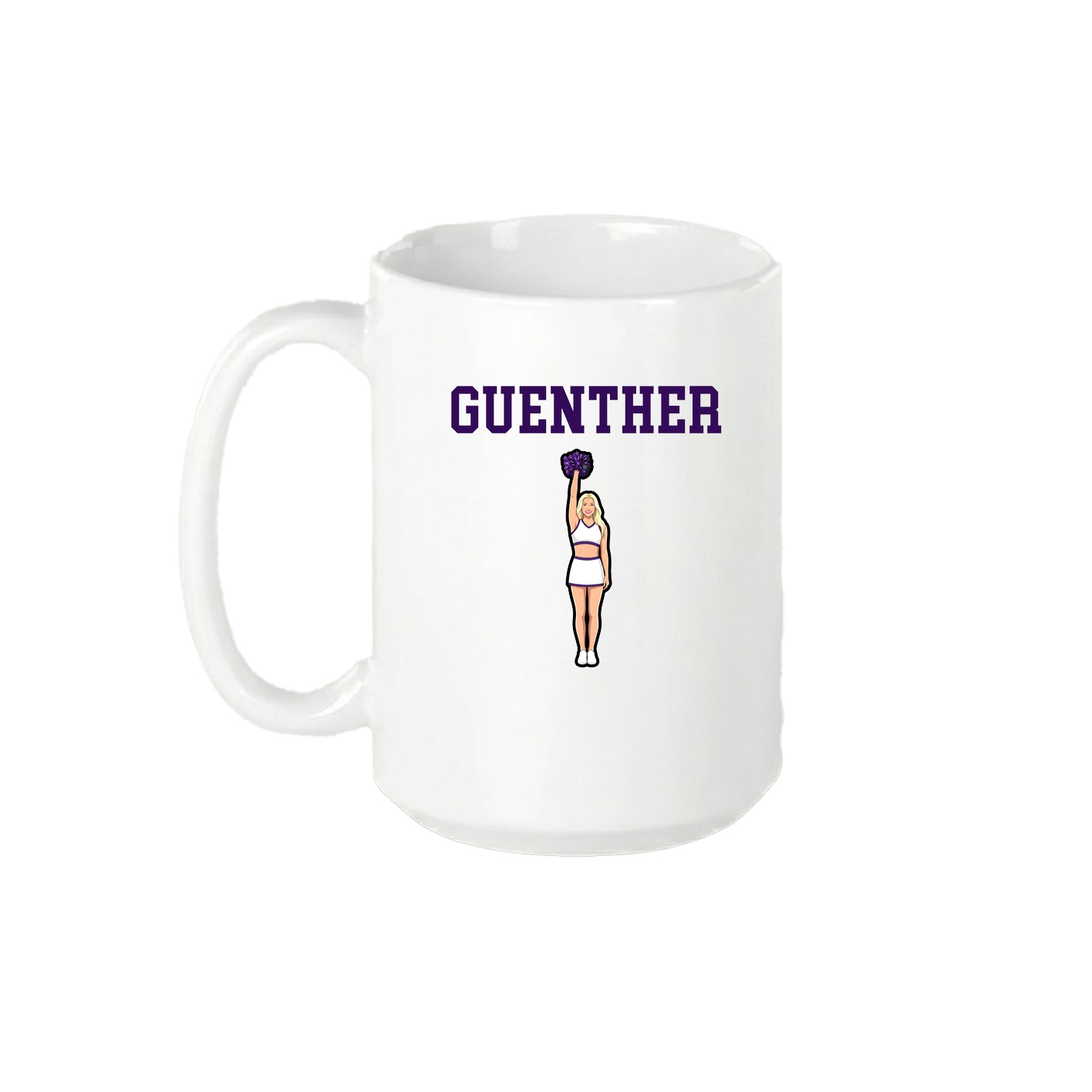 15oz Coffee Mug — Shirsey in White