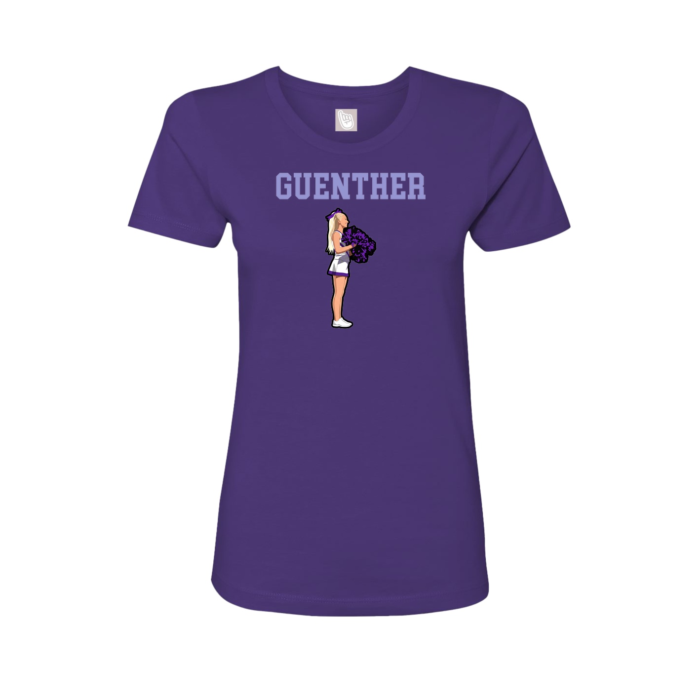Fitted Women's Tee — Shirsey in Purple