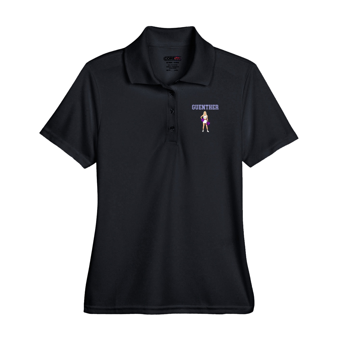 Performance Polo — Shirsey in Black