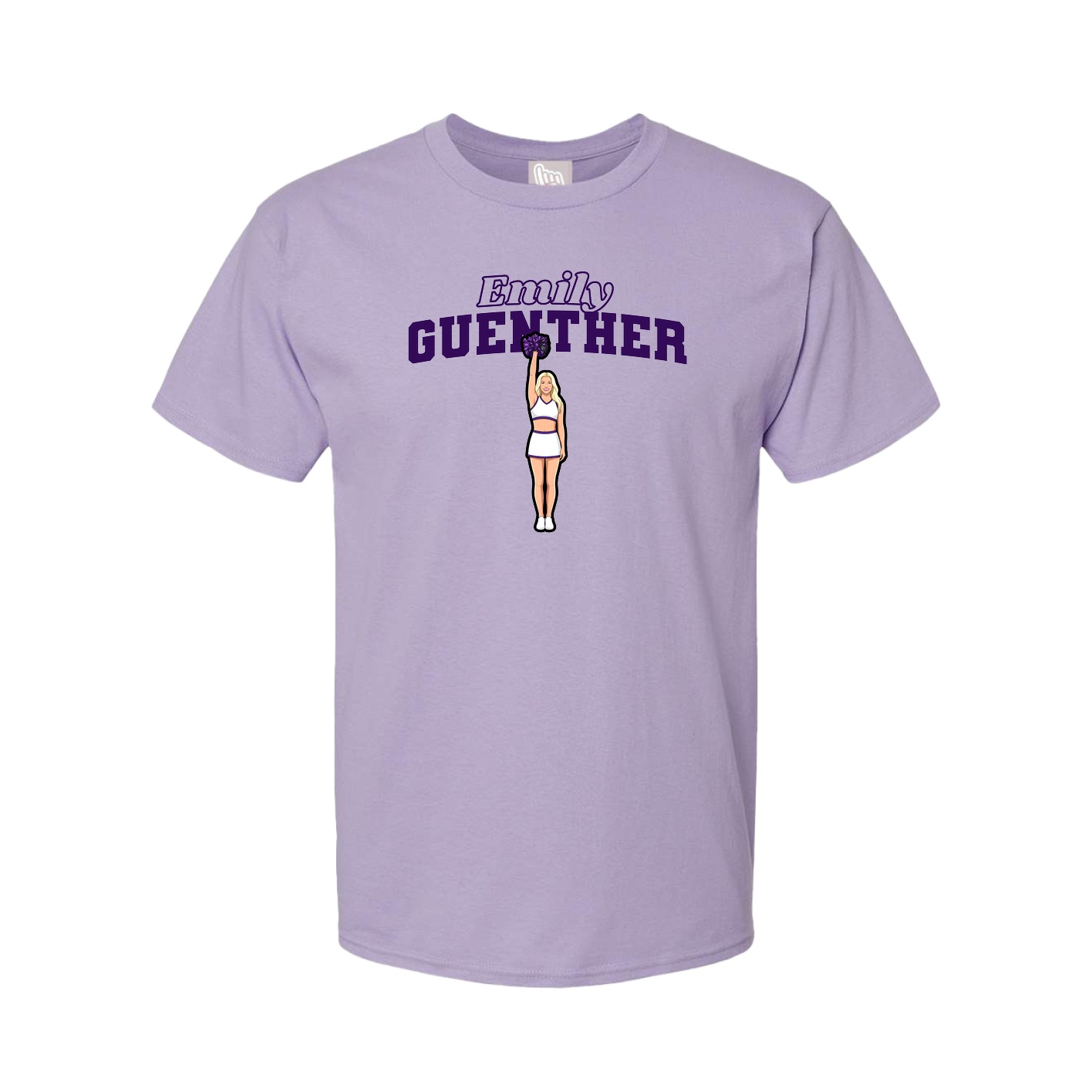 Tee — Name Arch in Purple