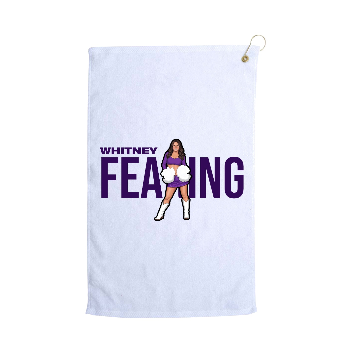 Golf Towel — Player Name in White