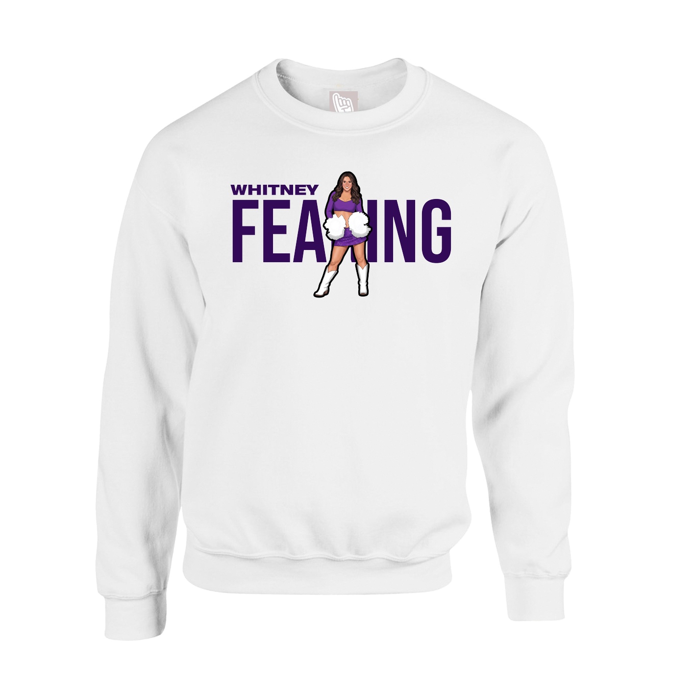 Fleece Crew — Player Name in White