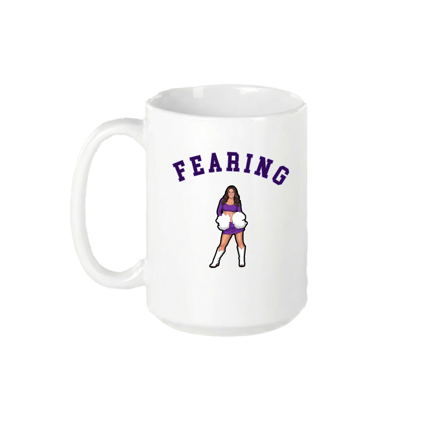 15oz Coffee Mug — Shirsey Arch in White