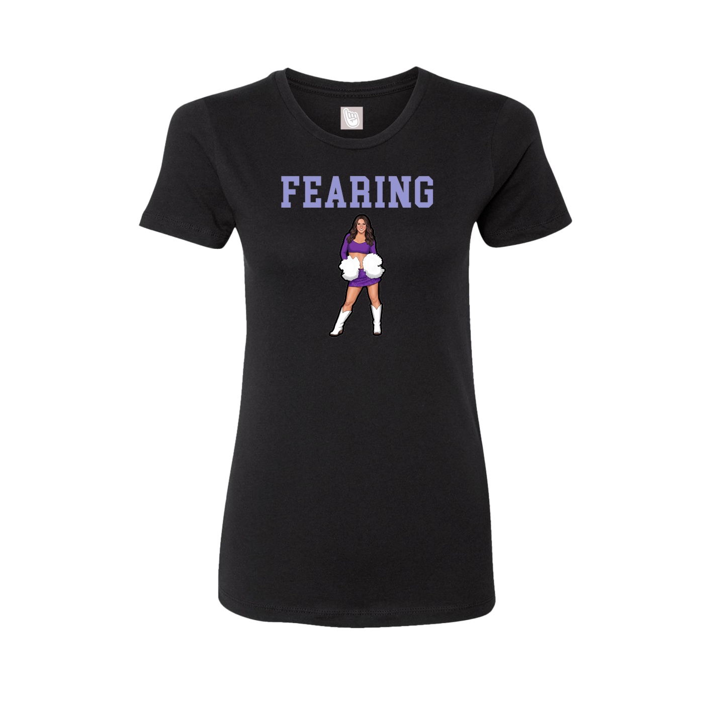 Fitted Women's Tee — Shirsey in Black