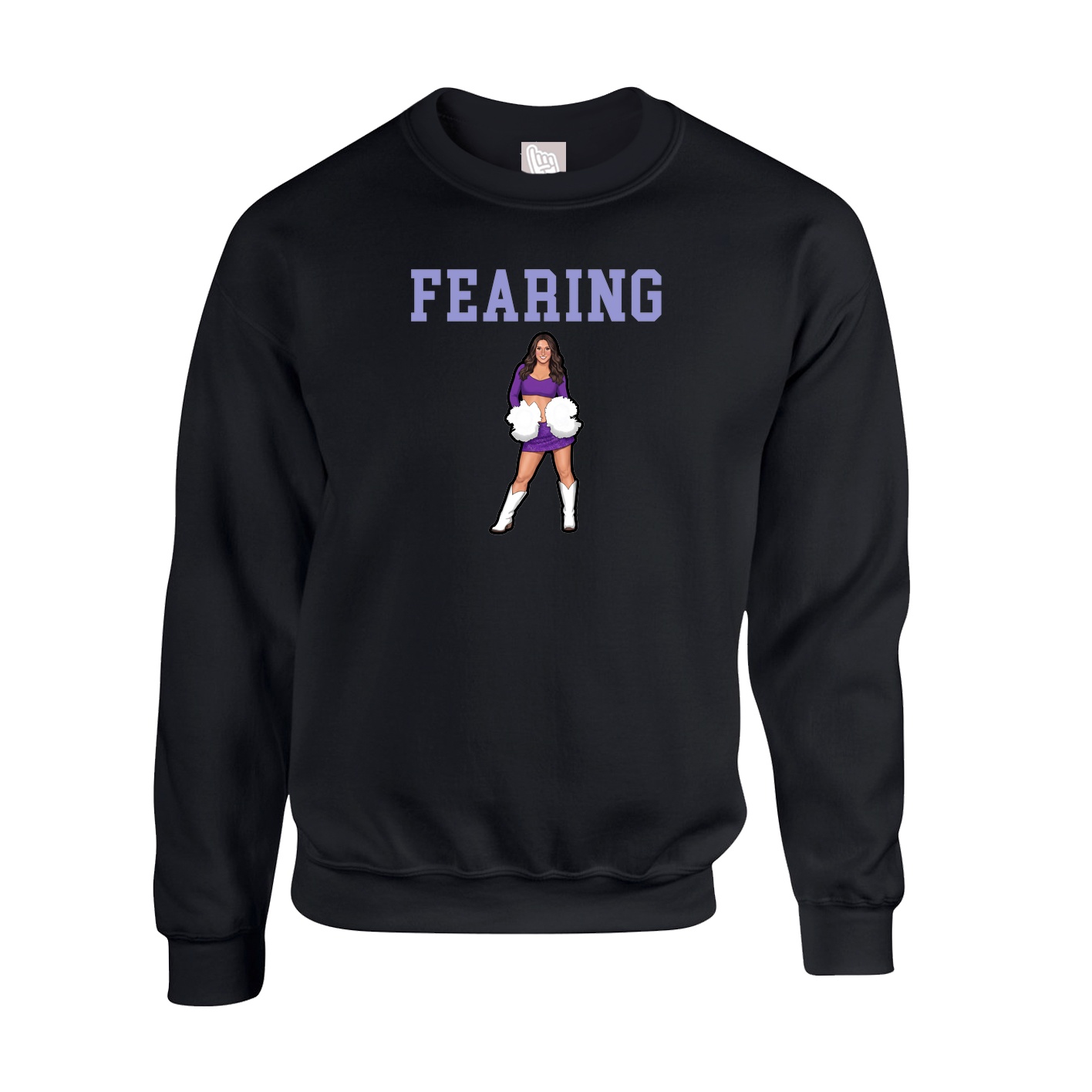 Fleece Crew — Shirsey in Black