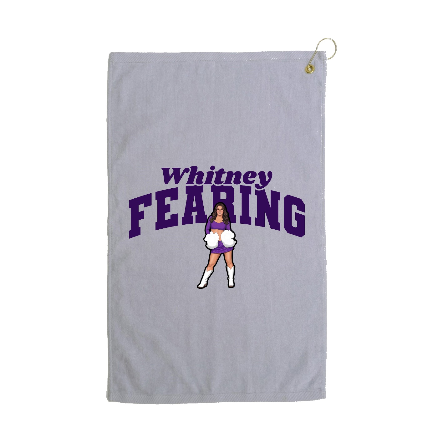 Golf Towel — Signature Arch in Grey