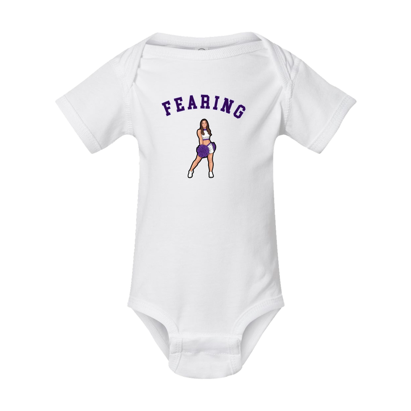 Baby Onesie — Shirsey Arch in White