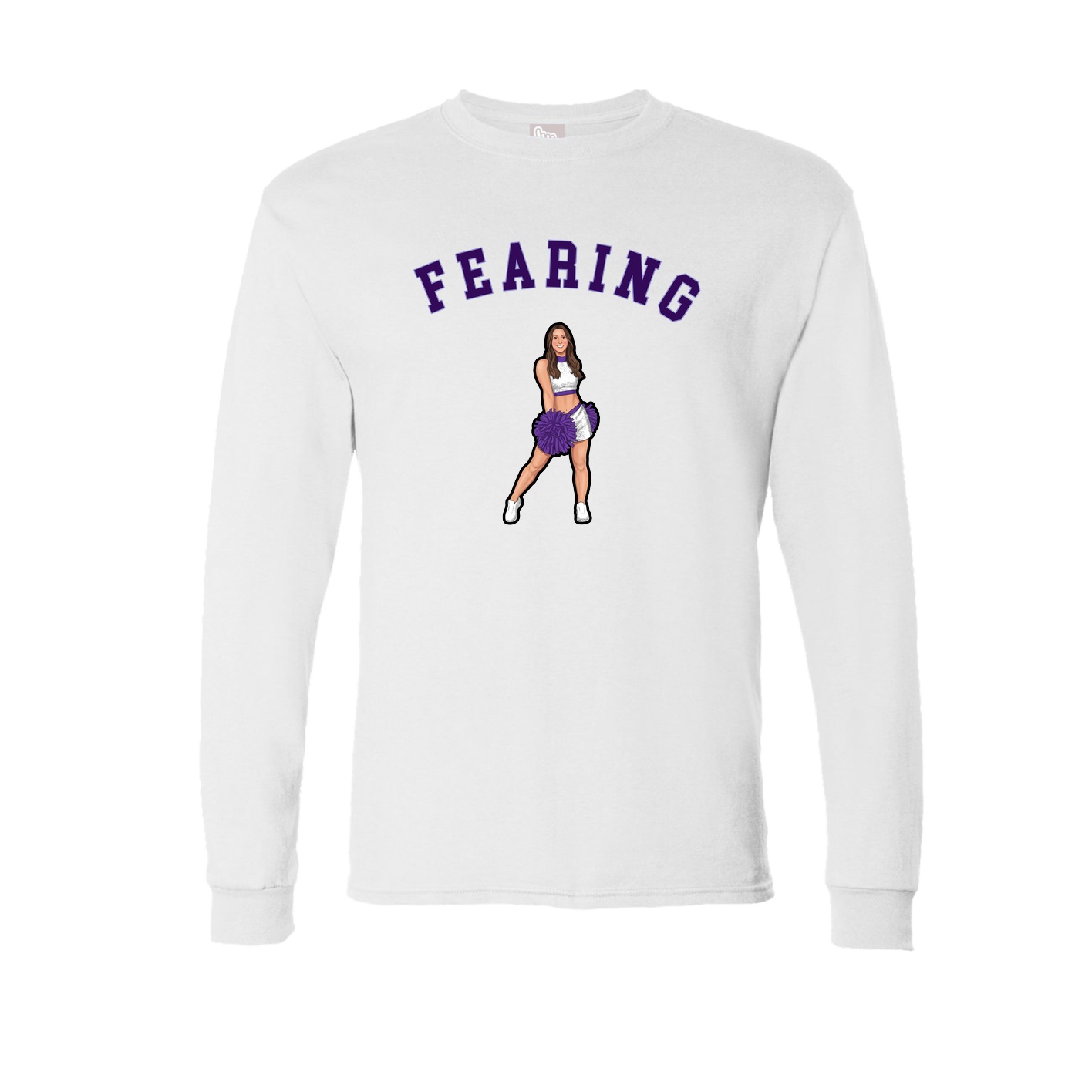 Long Sleeve Tee — Shirsey Arch in White