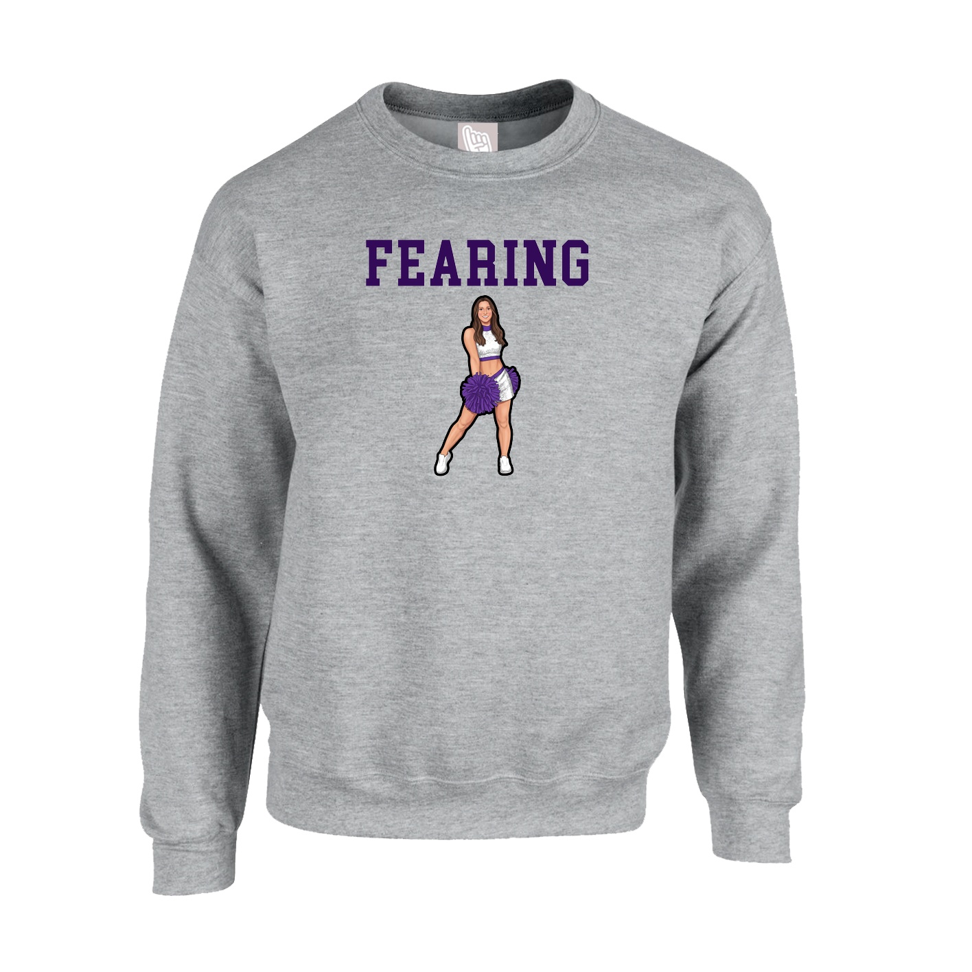 Fleece Crew — Shirsey in Grey