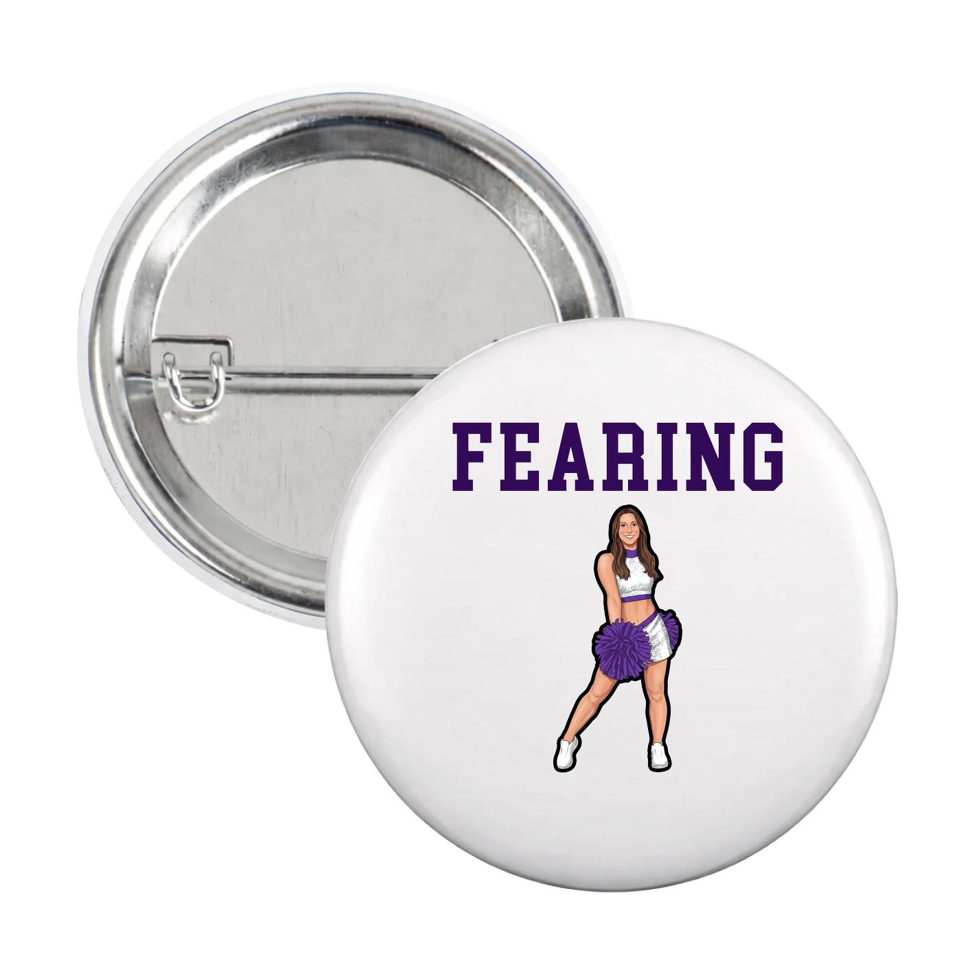 Game Day Button — Shirsey in White