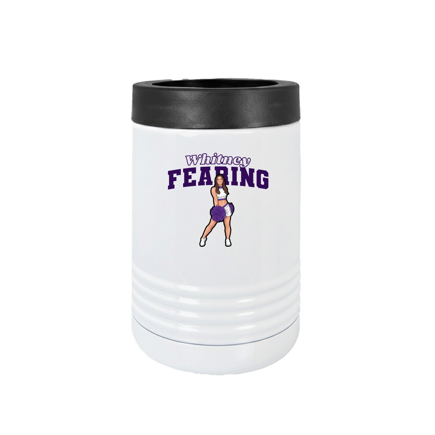 Beverage Holder — Name Arch in White
