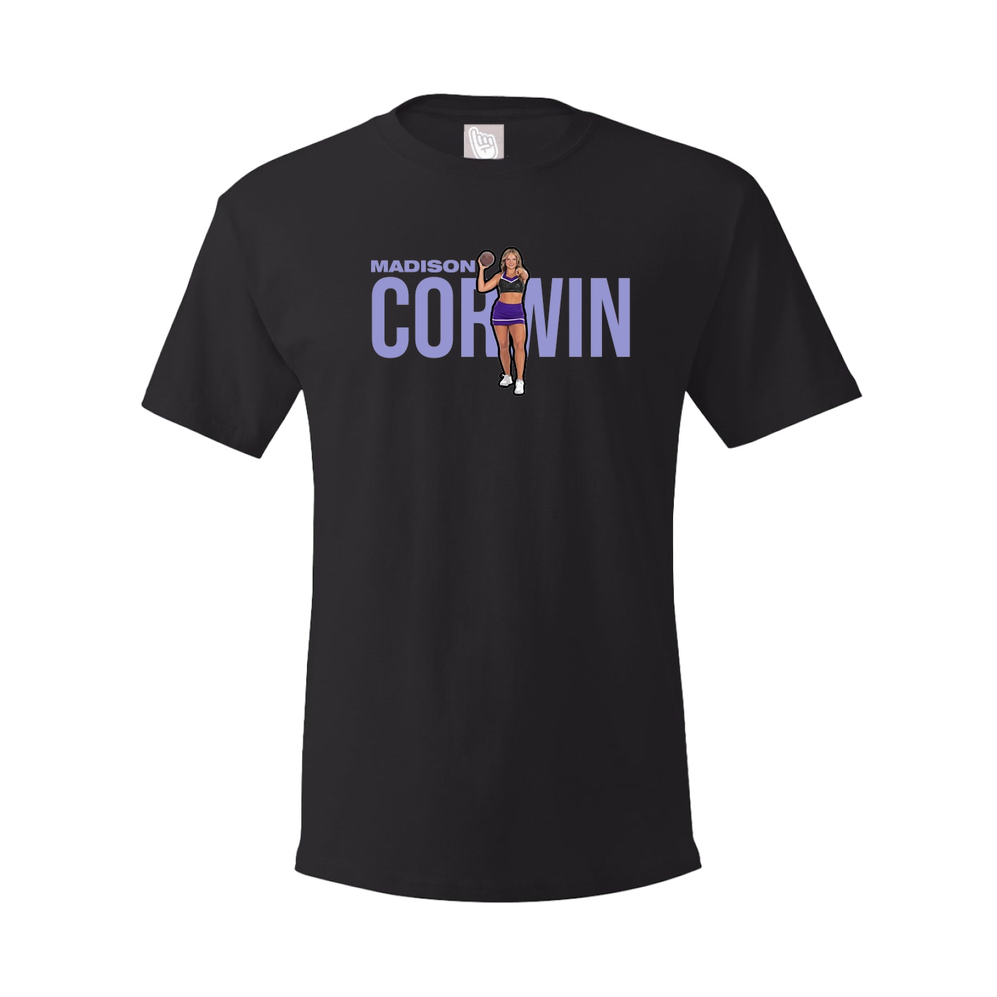 Youth Tee — Player Name in Black