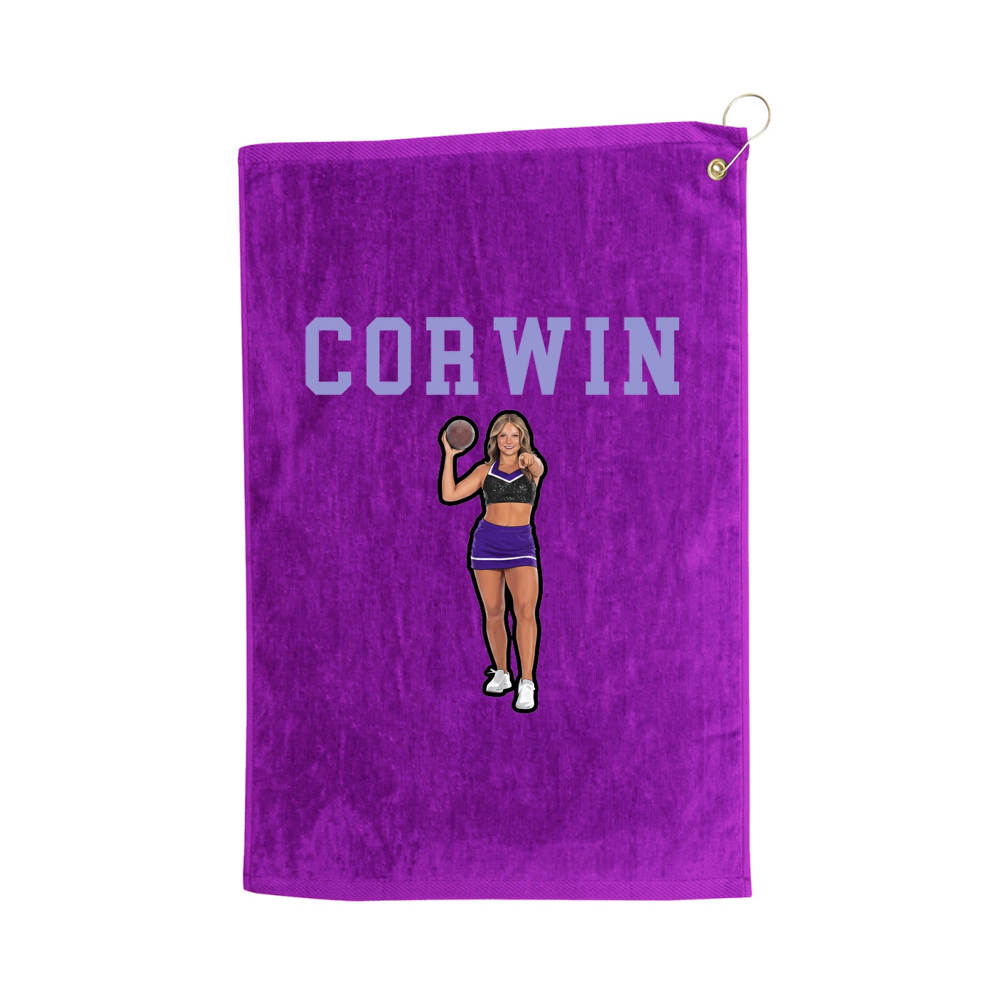 Golf Towel — Shirsey in Purple
